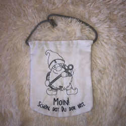 Stickdatei ITH - Seebär Gnom Wimpel "Moin"